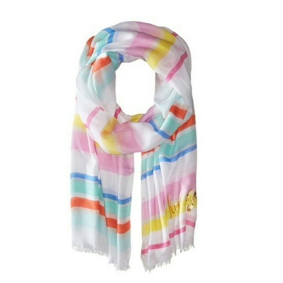 Kate spade multi color scarf - Picture 1 of 4